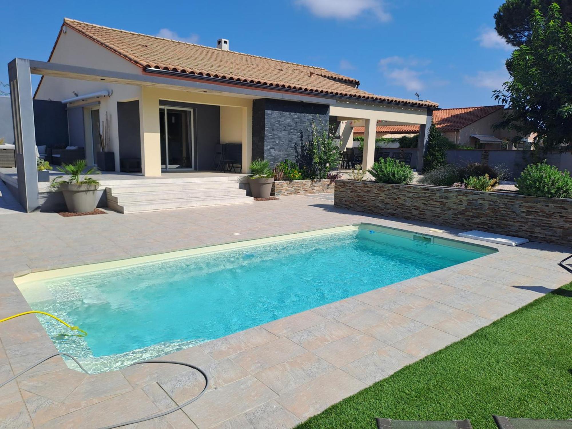 Belle Villa Avec Piscine Vue Montagne A 10 Mn De La Mer A Argeles Bagian luar foto